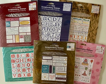 All Night Media Rubber Stamp Sets - brand new and never used!