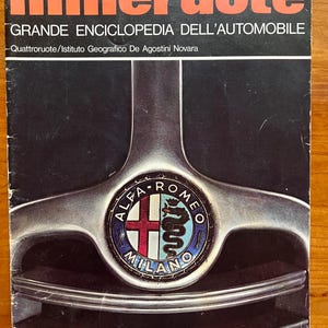 Milleroute! Alfa-Romeo! Reprint from Grande Encyclopedia, 1976