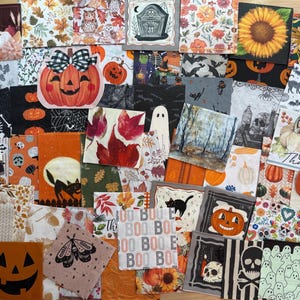 Decoupage Napkins - 56x MEGA PACK - Fall and Halloween paper napkins for crafting!