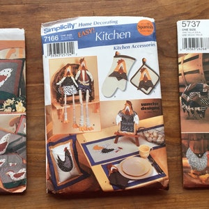 Chickens, Roosters, Chicks and Eggs! New, uncut patterns will give you barn-yards full of fun! You choose!