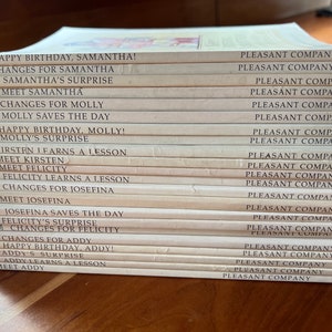 Vintage American Girls Collection Soft Cover Books from the 1980s and 1990s - Pleasant Company, First Editions!