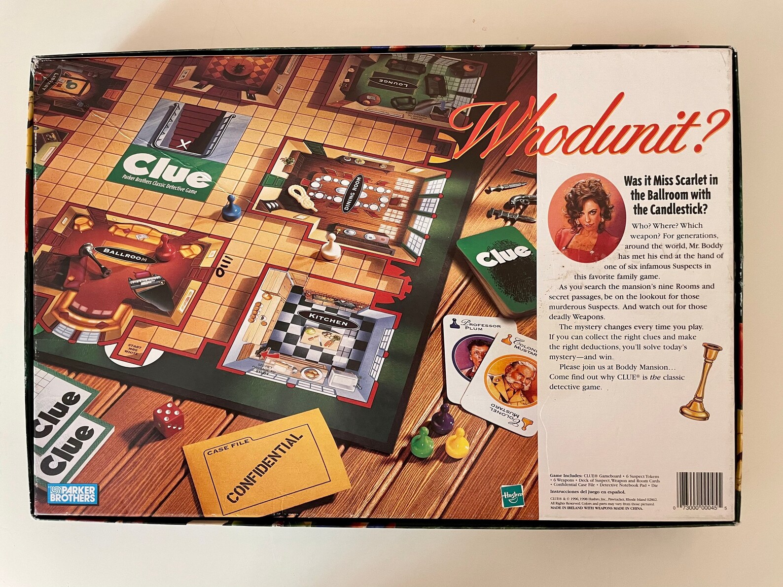 Vintage 1998 CLUE game complete and in good condition A Etsy