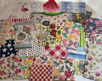 Decoupage Napkins - 27 Summer paper napkins for crafting!