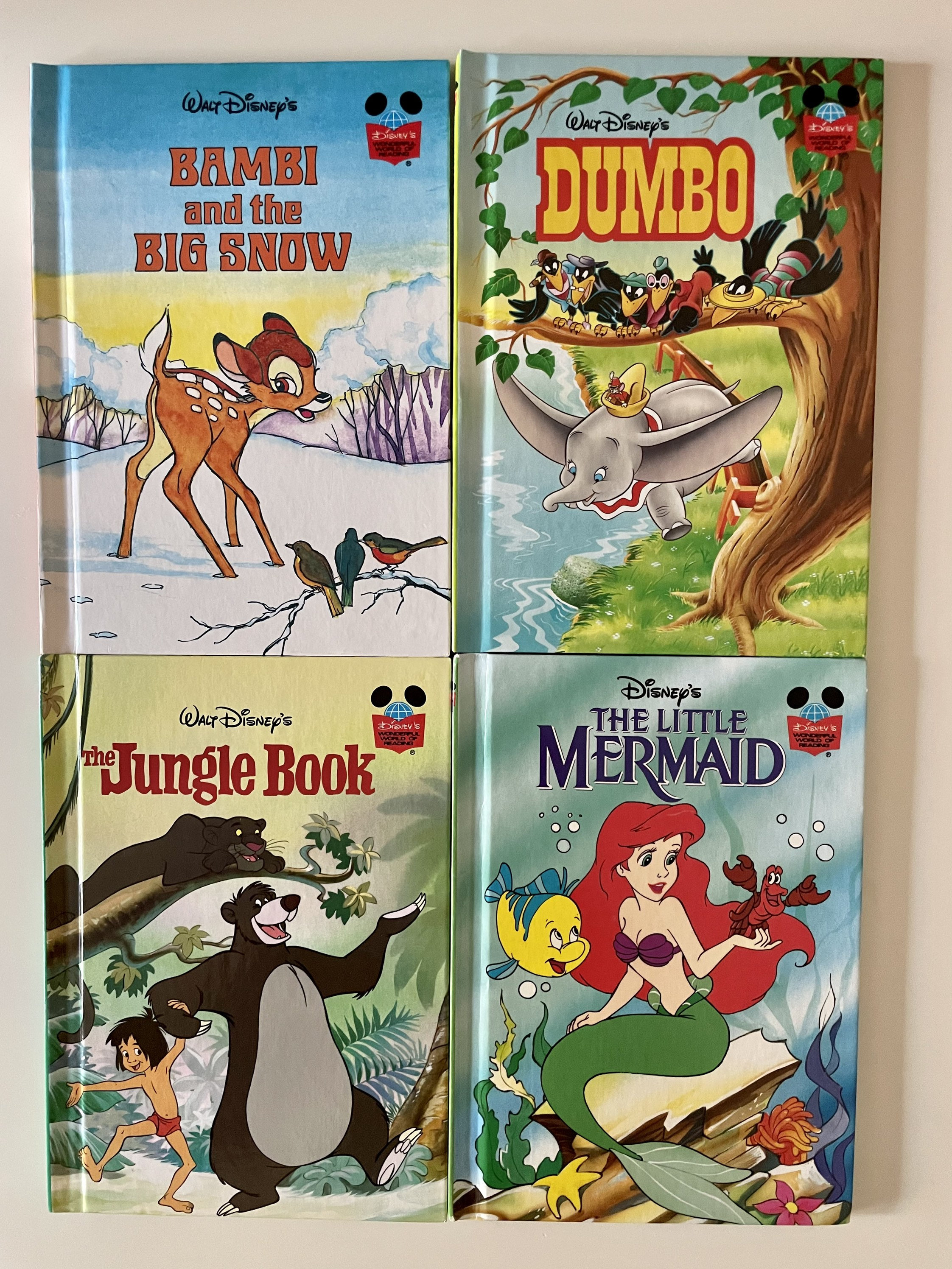 Selection of Vintage 1990s Disney's Wonderful World of