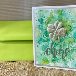 Tarjeta del Día de la Salud hecha a mano: ¡el Día de San Patricio o en cualquier momento que quieras difundir un poco de alegría!