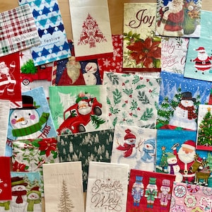Servilletas de decoupage: ¡27 servilletas de papel invernales y navideñas para manualidades!