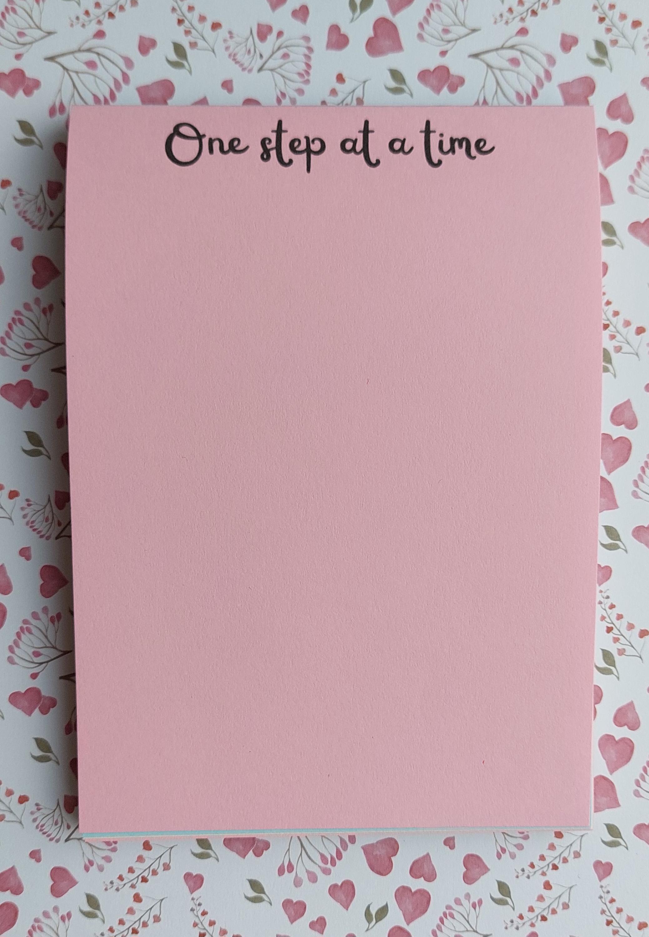 Quoting Notepad Pastel Positive Quote Notepad - Etsy UK