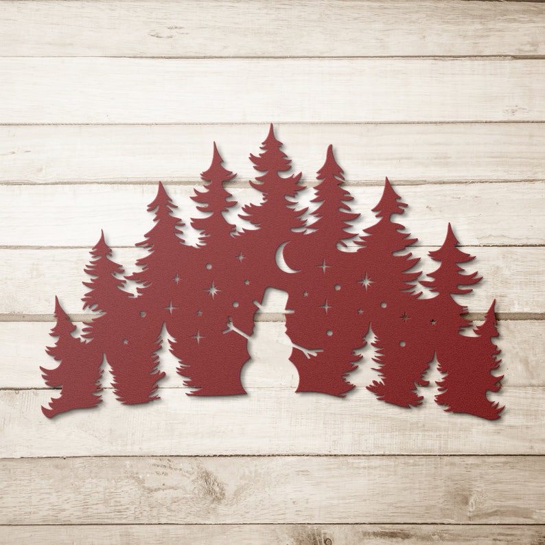 Snow Man Metal Wall Art Christmas Home Decor Housewarming Etsy