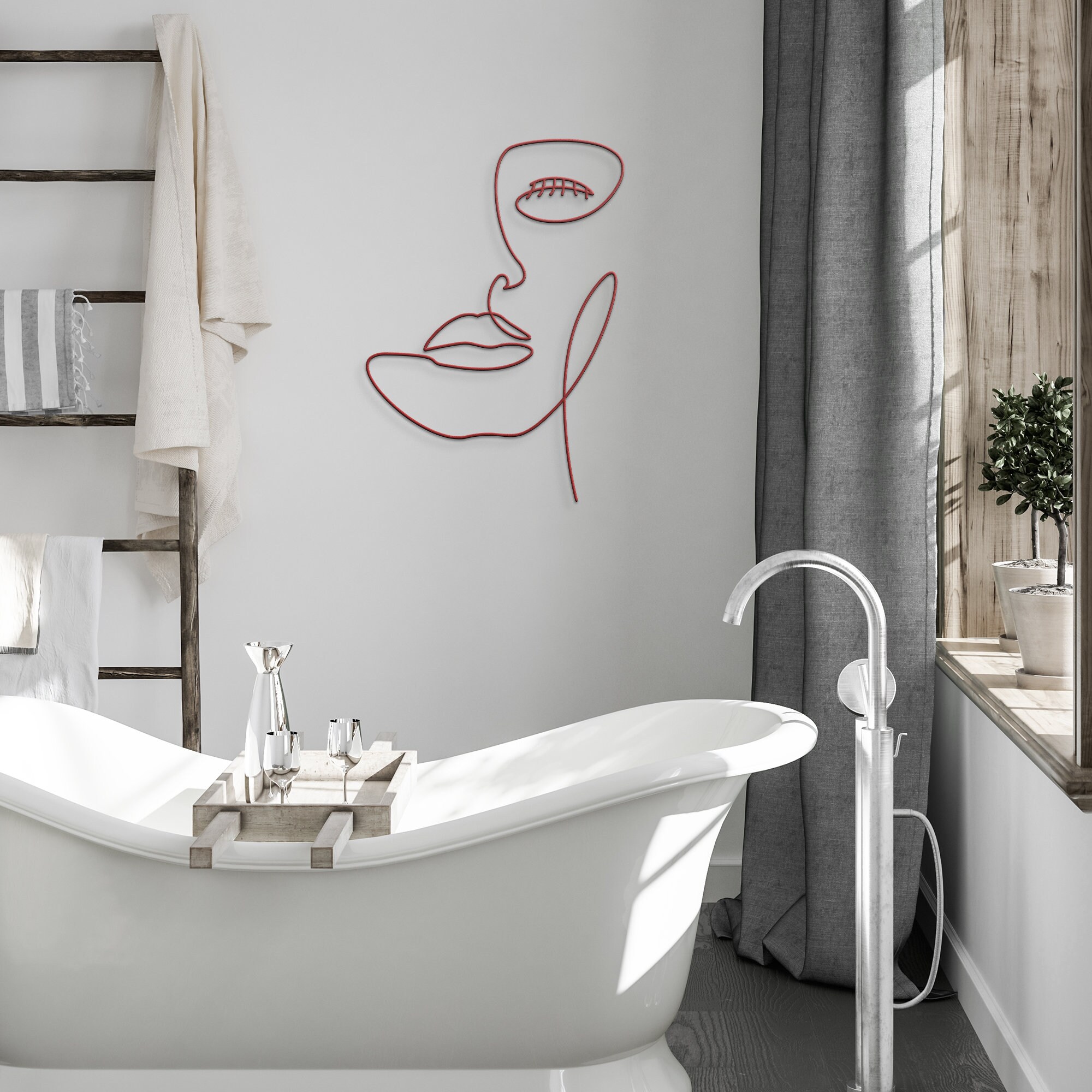 Metal Wall Art Woman Metal Wall Art Metal Wall Decor Etsy