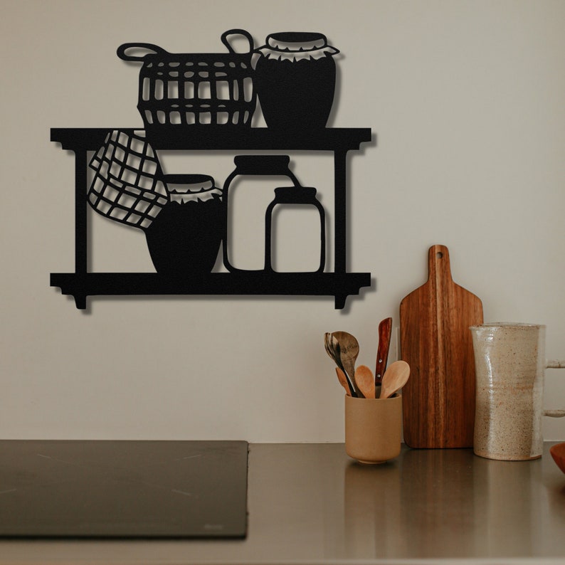 Kitchen Metal Wall Art Kitchen Wall Hangings Kitchen Wall Etsy