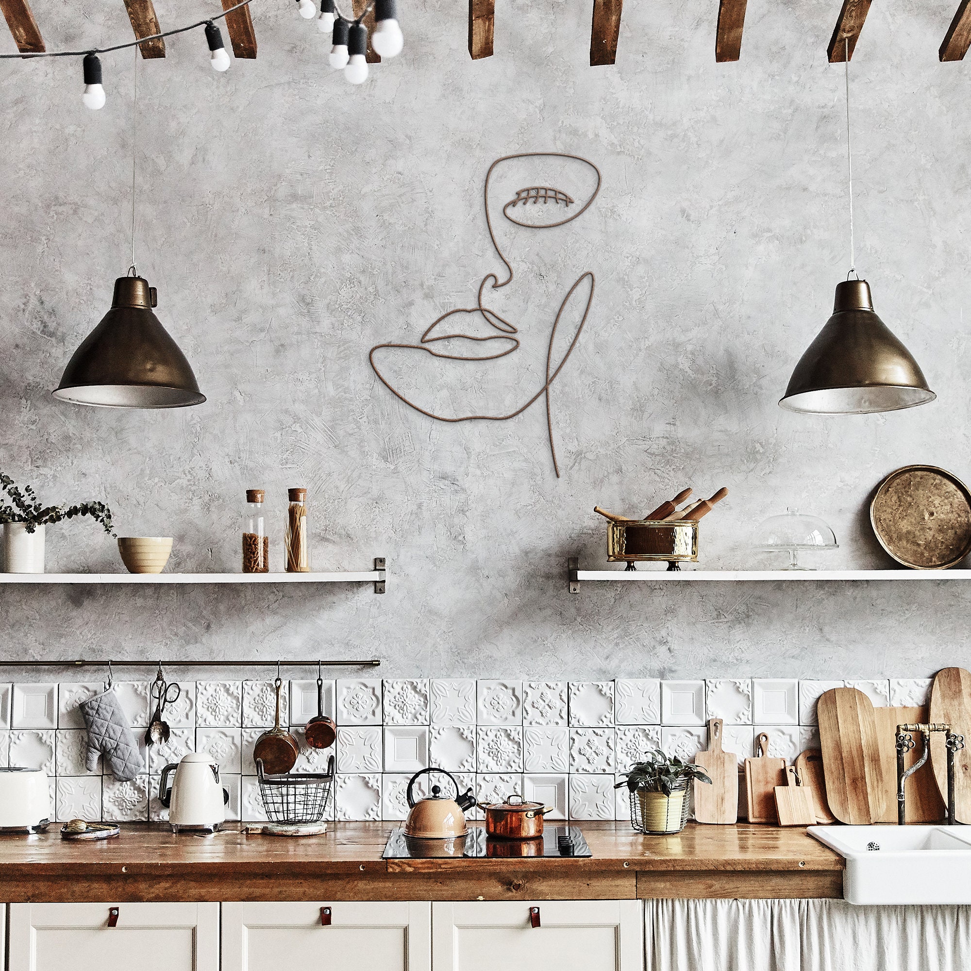 Metal Wall Art Woman Metal Wall Art Metal Wall Decor Etsy