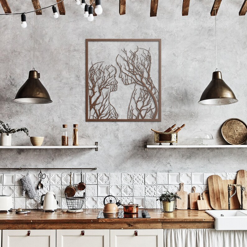 Metal Wall Art Tree of Life Couples Gift Wedding Gift Etsy