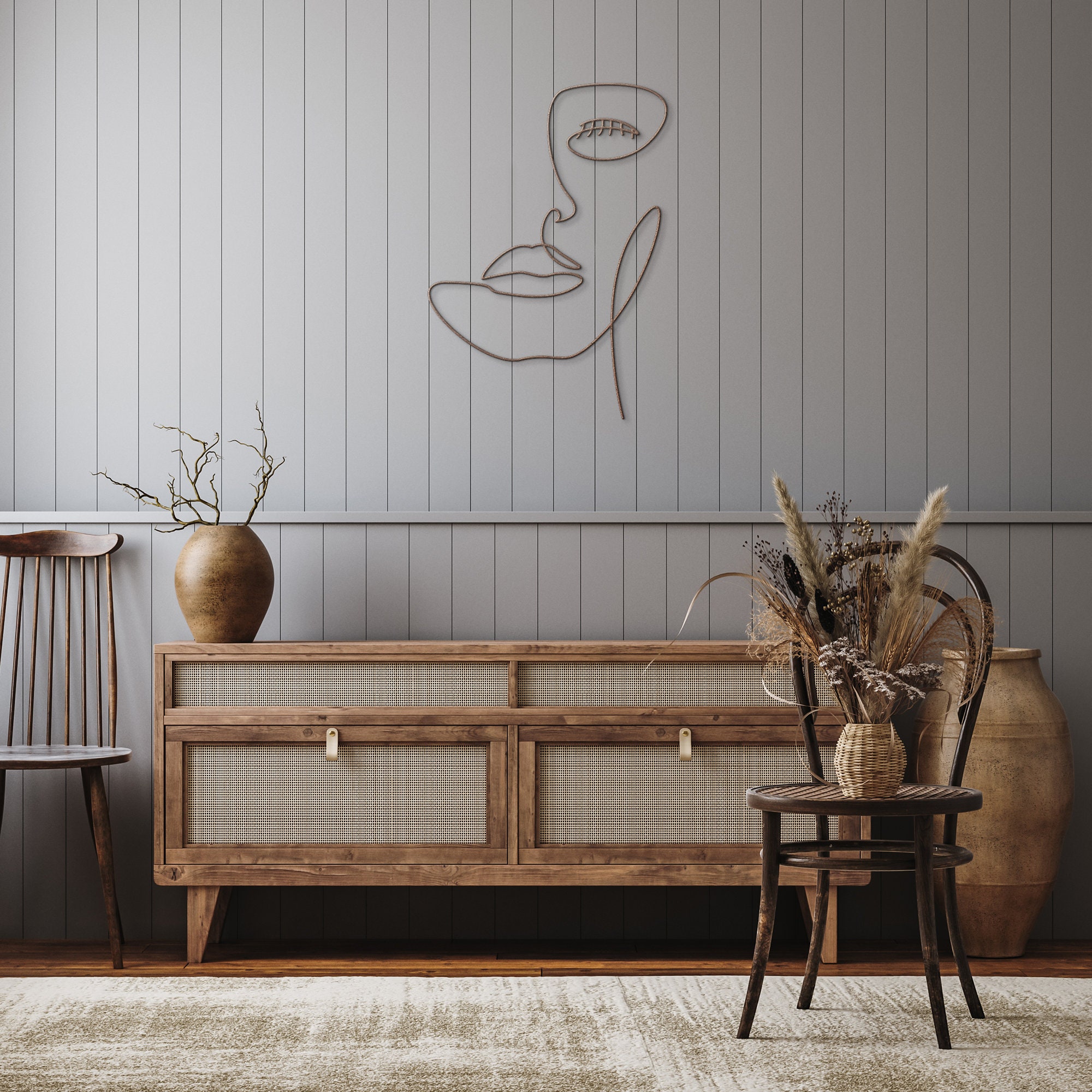 Metal Wall Art Woman Metal Wall Art Wall Hangings Metal Etsy