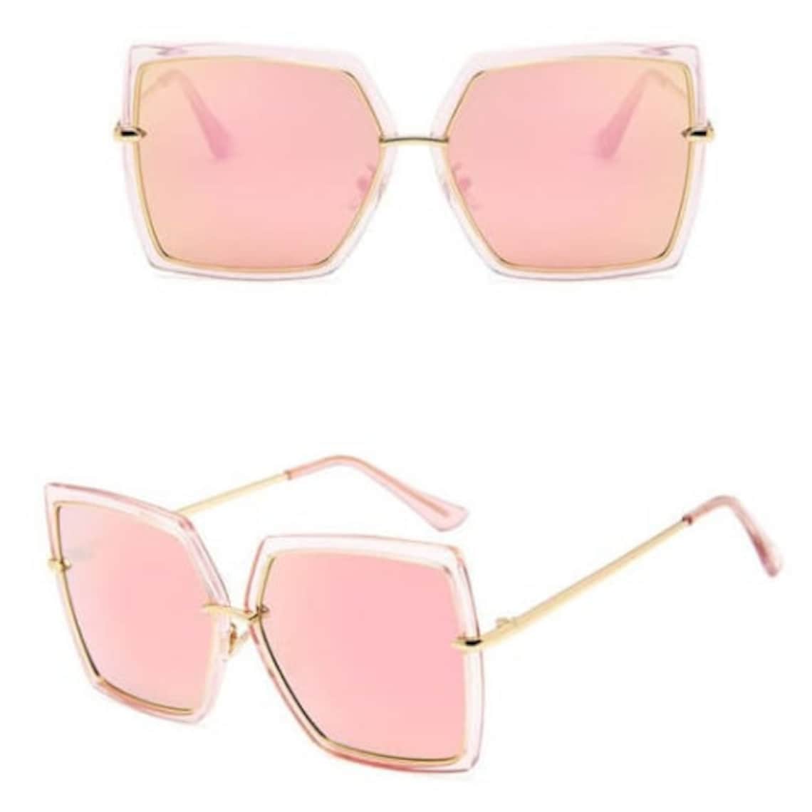 Y2K Chic Oversized Square Sunglasses/Glasses Brand Eyewear Etsy