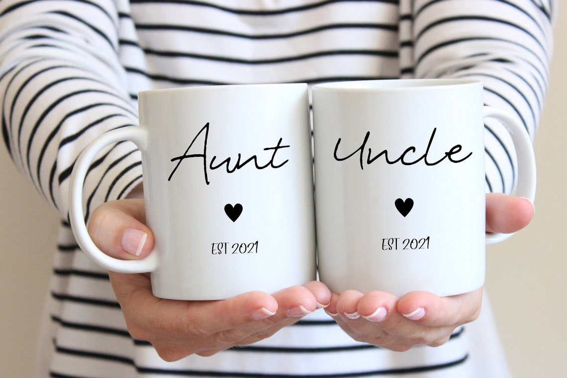 Tante et oncle Mugs Set Tante et oncle Cadeau Tante et oncle | Etsy