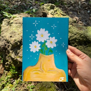 Blooming Art Print | Daisies Artwork |