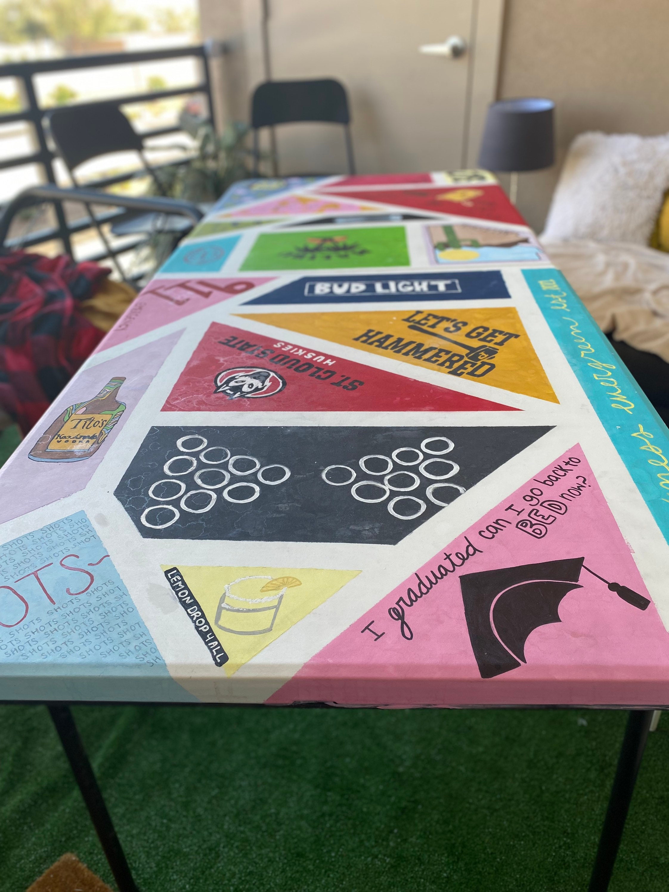 Customized Beer Pong Table Etsy