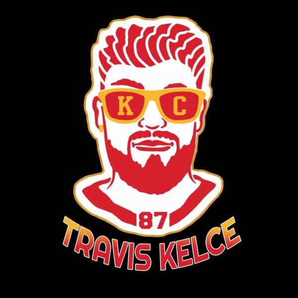 Travis Kelce Stencil - Etsy