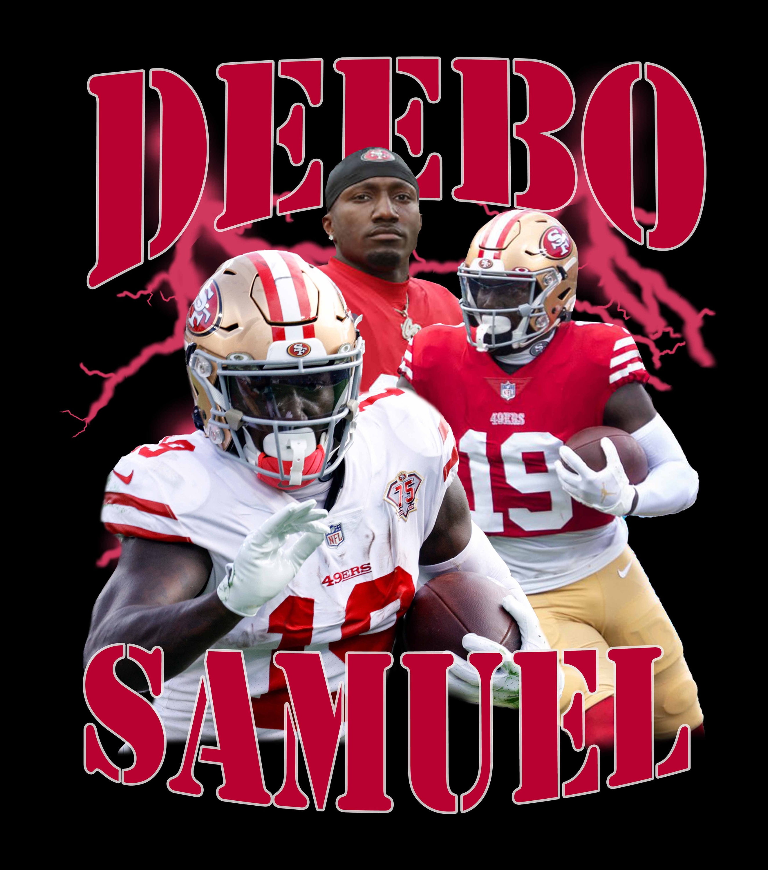 Deebo Samuel Autographed San Francisco (Red #19) Custom Jersey
