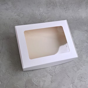 15x15x3,5cm sizes 5.9''X5.9''X1.2'' 10 pcs, Cardboard Box with clear lid, Wedding favor box, Unique Favor Box, Gift Box, Christmas box