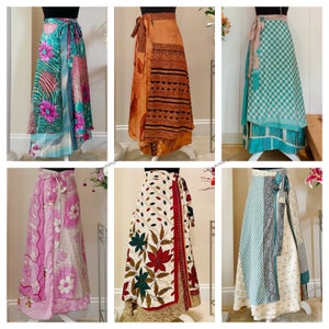Wholesale Vintage Indian Silk Maxi Skirt Bohemian Skirt,Floral maxi skirt,Hippie Skirts,Boho Summer skirts darn good yarn skirts