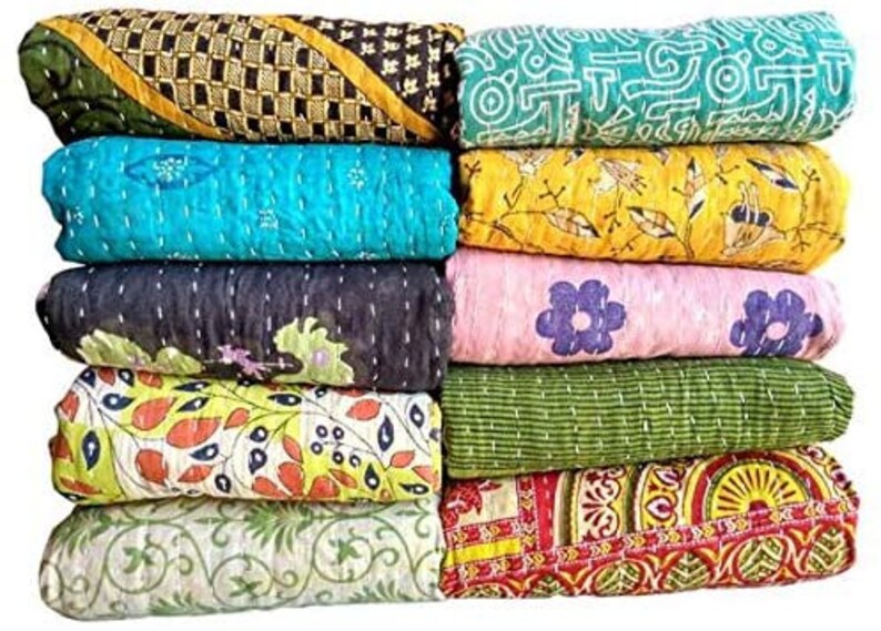 All Purpose Kantha Blankets Etsy
