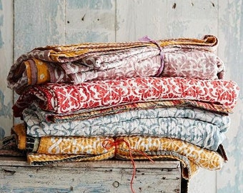 Beschreibung: Kantha Quilts vintage Quilt Kantha Quilts