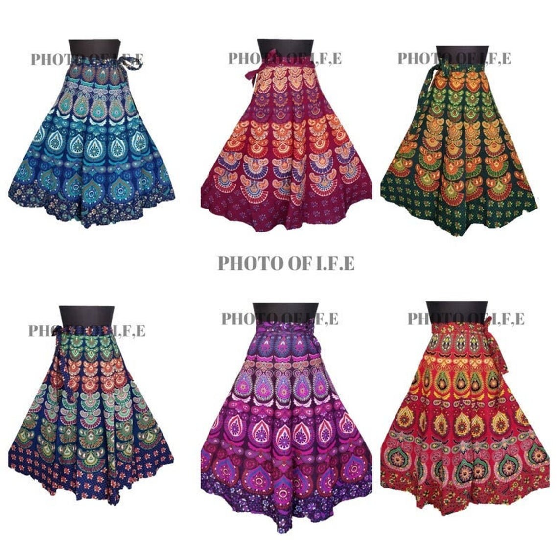 Wholesale Lot Indian Cotton Skirts Hippie Skirts Summer Skirt Etsy