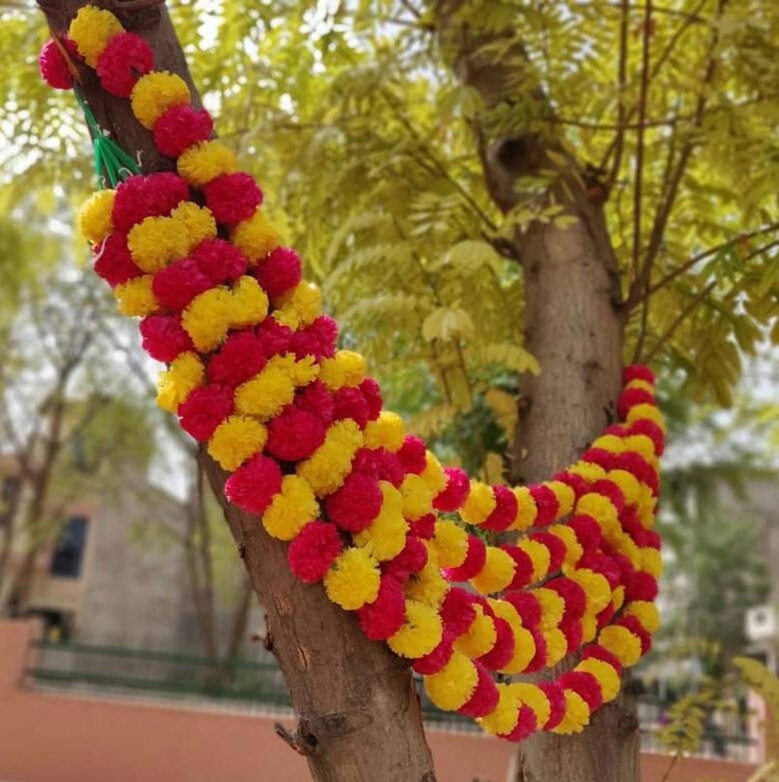 Indian Marigold Indian Garlands Marigold Garland Wedding Etsy