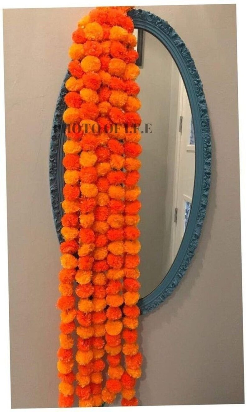 50 Garland Wedding Garland Hanging Garland Flower Indian Etsy