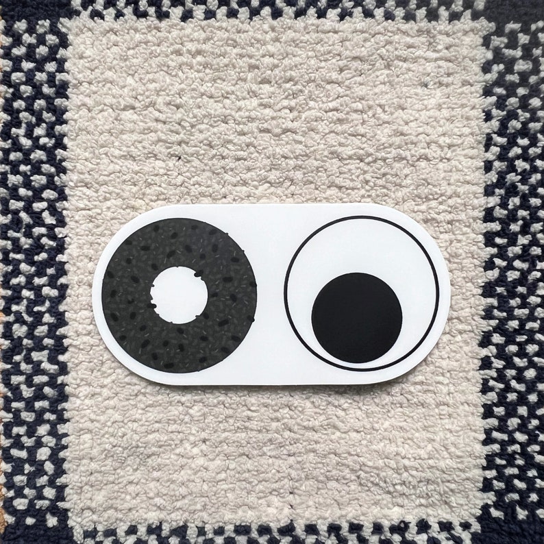 Everything Bagel and Googly Eye Sticker Everything Etsy