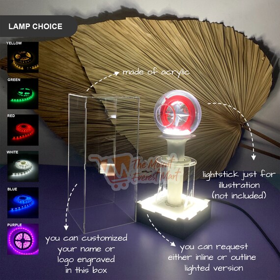 Acrylic Lightstick Display Case