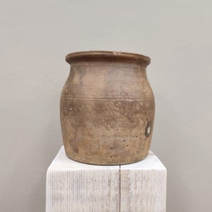 Vintage Earthenware Vessel | Pottery Pitcher Plant | Pottery | Wabi Sabi | Eartenhware | Croatia | 1900s |