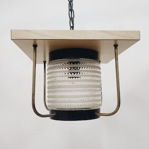 Lámpara colgante moderna de mediados de siglo / Retro / Luz de techo / Yugoslavia / años 70 /