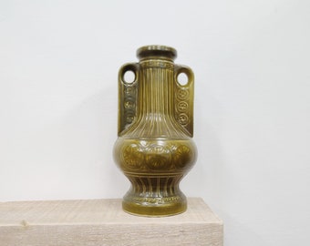 Vintage KIL Vase | Keramična Industrija Liboje | Green | Pottery | Yugoslavia | 70s |