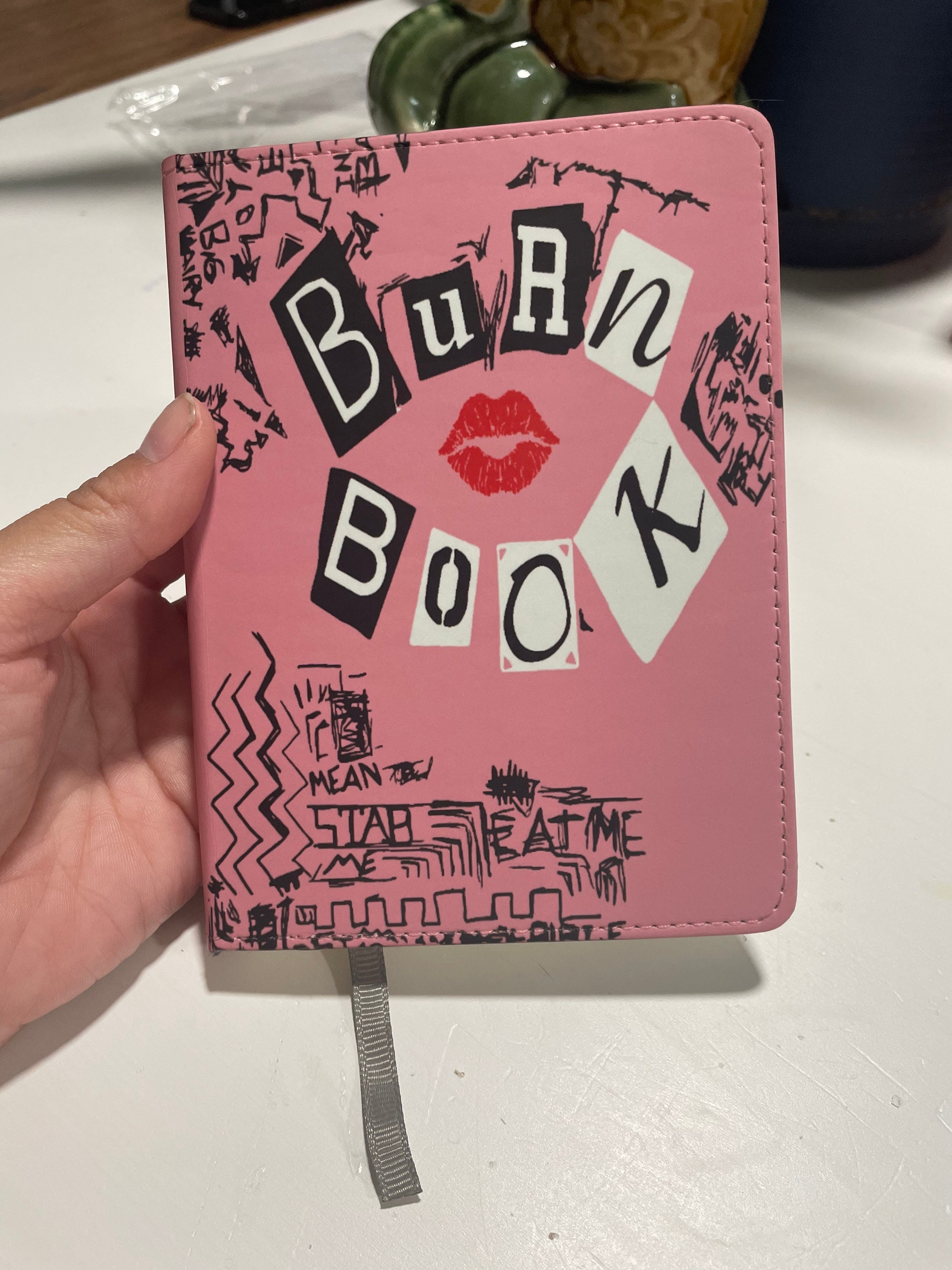 Burn Book - Mean Girls Leather Journal | Pink