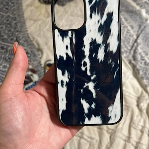 Cowhide phone case|cowprint phone case|western phone case| cowgirl