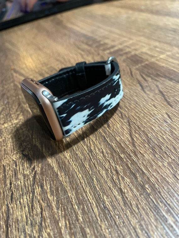 Cowhide Apple Watch Bands Cowprint 