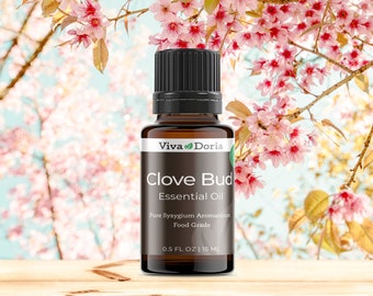 Viva Doria 100% Pure Clove Bud Essential Oil, Undiluted, Food Grade