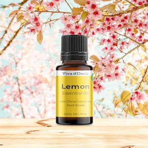 Viva Doria 100 % ren eterisk citronolja, outspädd, livsmedelsgodkänd, Southwest - USA Citronolja