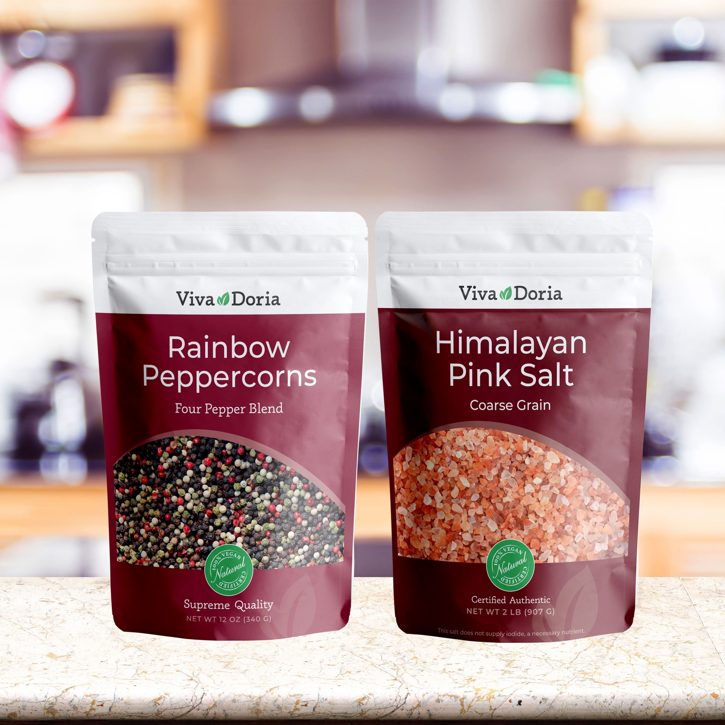 Rainbow Peppercorn Blend Whole Black, White, Green and Pink Peppercorn