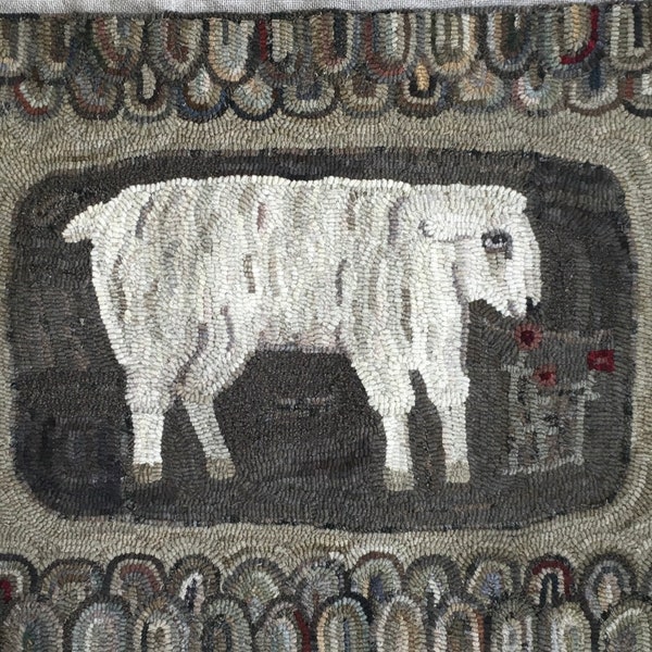 Sheep Primitive 23x33
