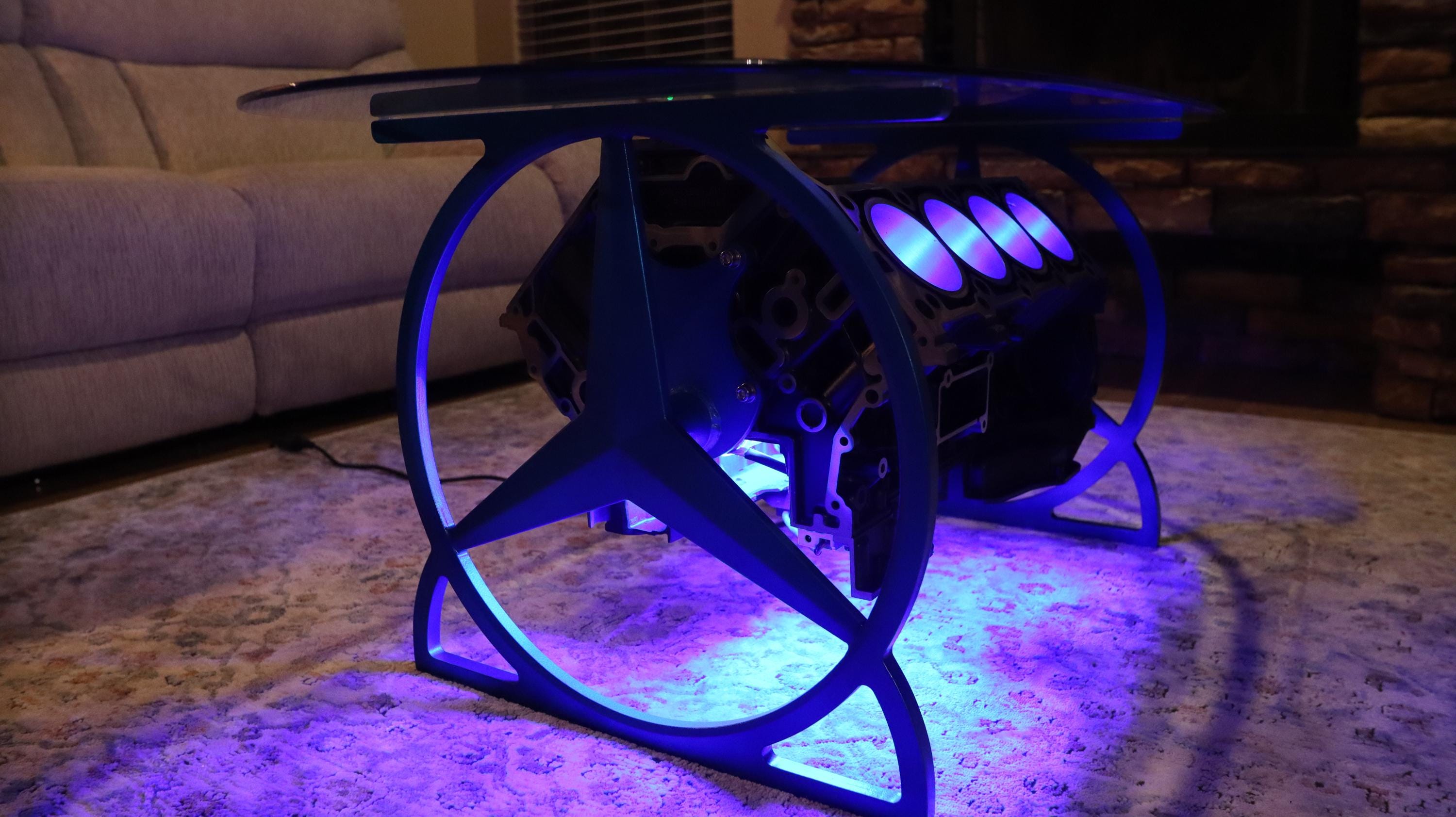 Amg Table Mercedes AMG Engine Block Coffee Table M113k Supercharged - Etsy