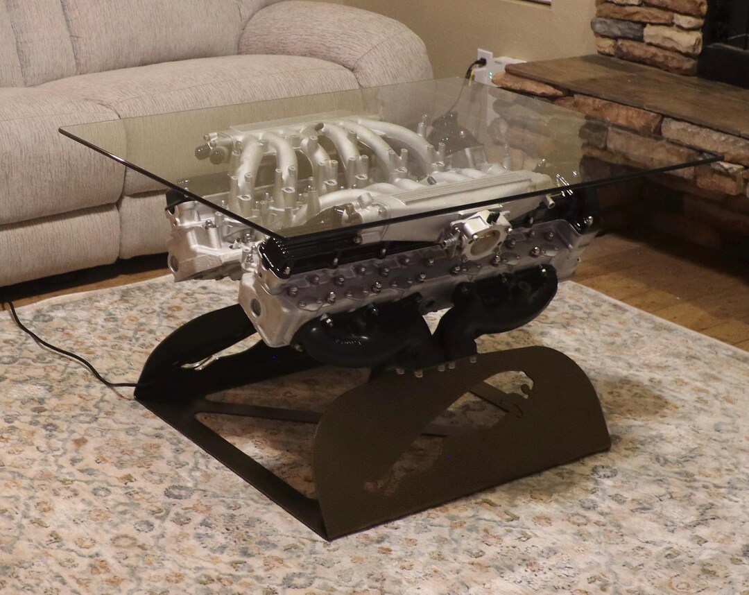 Jaguar V12 Engine Coffee Table Top End Intake - Etsy