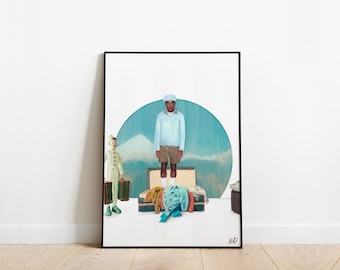 Tyler the Creator Illustration Poster Print A3 / A4 / A5 Wall Art, Office, Bedroom