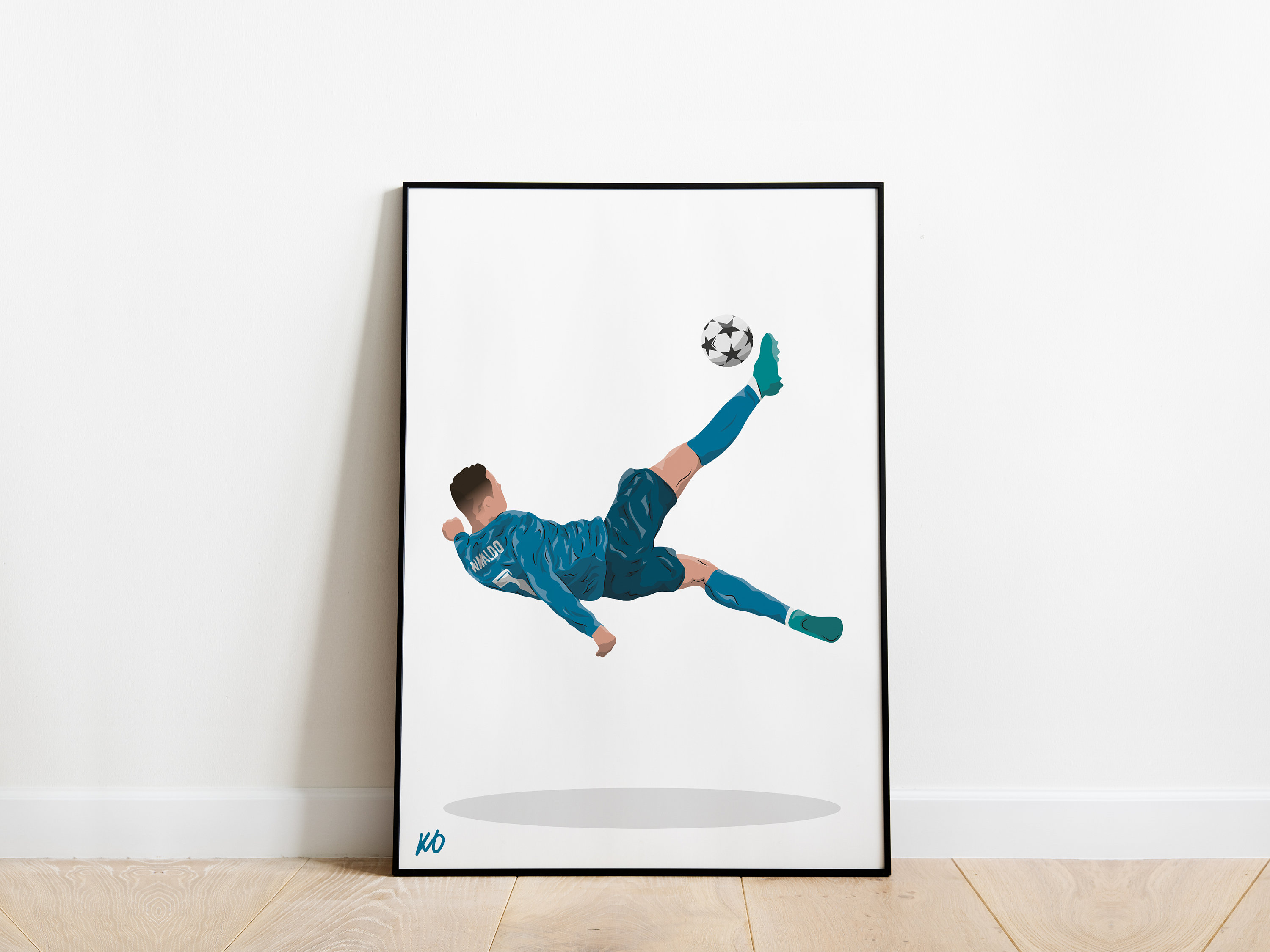 Download Burning Football Legend Cristiano Ronaldo Cool Digital Art  Wallpaper