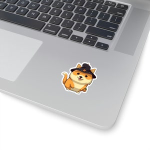 Halloween Shiba Inu Kiss-Cut Stickers, kawaii stationary, japanese stationary, shiba inu sticker, kawaii stickers