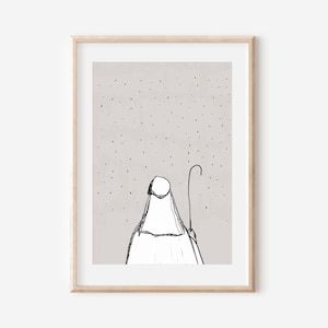 Moderne christliche Kunst, Abraham Bibelkunst, Digitaldruck, moderne christliche Kunst, christliche Kunstwerke, Bibel druckbare Wandkunst