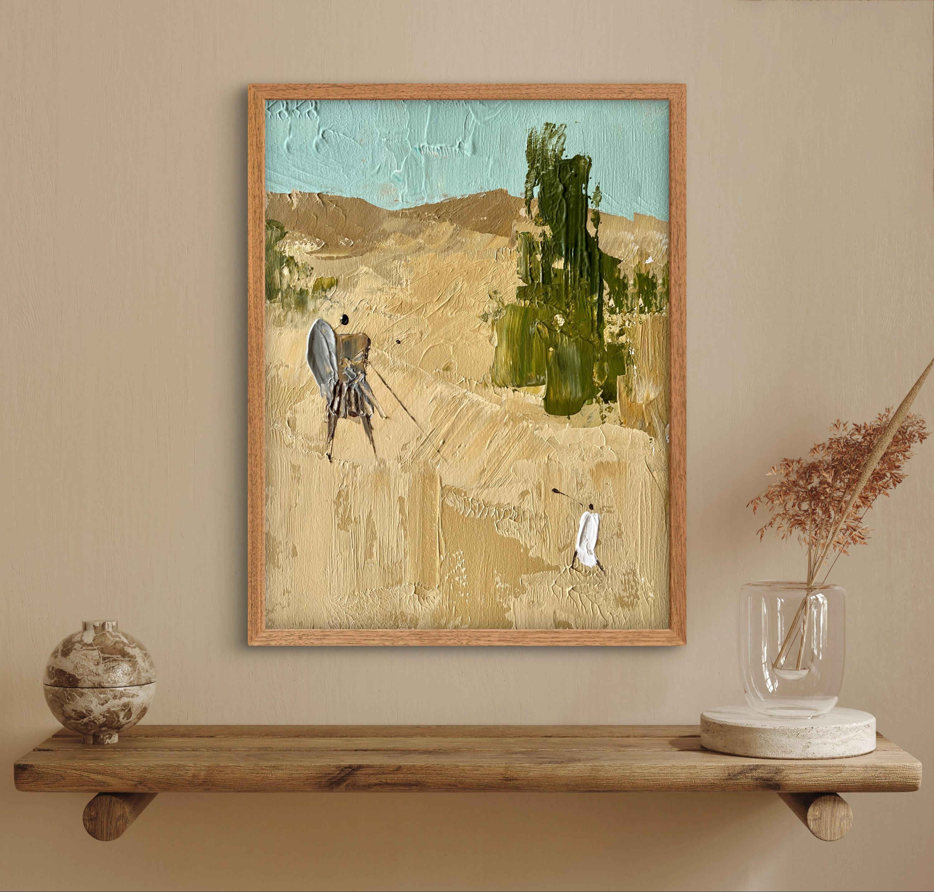 David and Goliath art painting, Custom christian home decor, custom bible art,  Original painting, Christian modern art