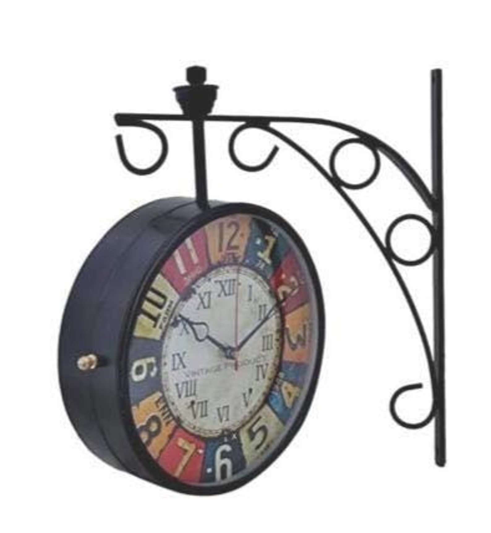 Victoria Station Clock Decorative Wall Clock Double Sided Wall Etsy